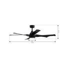 Minka Aire - F892L-CL - 56" Ceiling Fan - Soarin - Coal