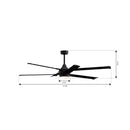 Minka Aire - F893L-CL - 72" Ceiling Fan - Soarin - Coal