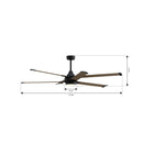 Minka Aire - F893L-CL/AO - 72" Ceiling Fan - Soarin - Coal