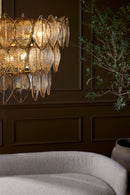 LED Chandelier<br /><span style="color:#4AB0CE;">Entrega: 4-10 dias en USA</span><br /><span style="color:#4AB0CE;font-size:60%;">PREGUNTE POR ENTREGA EN PANAMA</span><br />Collection: Amira<br />Finish: Distressed Brass