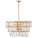 LED Chandelier<br /><span style="color:#4AB0CE;">Entrega: 4-10 dias en USA</span><br /><span style="color:#4AB0CE;font-size:60%;">PREGUNTE POR ENTREGA EN PANAMA</span><br />Collection: Amira<br />Finish: Distressed Brass
