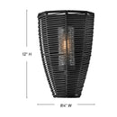 Hinkley - 10380BK - LED Wall Sconce - Luca - Black