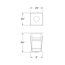 Hinkley - 15252SSB - LED Step / Wall Light - Sparta - Tilt - Stainless Steel Black