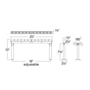 Hinkley - 15305AL - LED Wall Wash - Vestra - Antique Brushed Aluminum