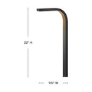 Hinkley - 15546BK - LED Path Light - Rift - Black