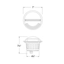 Hinkley - 15712SSB - LED Well Light - Sparta - Flare - Stainless Steel Black