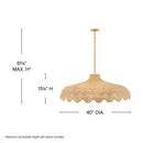 LED Chandelier<br /><span style="color:#4AB0CE;">Entrega: 4-10 dias en USA</span><br /><span style="color:#4AB0CE;font-size:60%;">PREGUNTE POR ENTREGA EN PANAMA</span><br />Collection: Paloma<br />Finish: Lacquered Brass