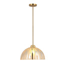 One Light Pendant<br /><span style="color:#4AB0CE;">Entrega: 2-3 semanas en USA</span><br /><span style="color:#4AB0CE;font-size:60%;">PREGUNTE POR ENTREGA EN PANAMA</span><br />Collection: Chroman Empire<br />Finish: Satin Gold