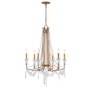 Six Light Chandelier<br /><span style="color:#4AB0CE;">Entrega: 3-4 semanas en USA</span><br /><span style="color:#4AB0CE;font-size:60%;">PREGUNTE POR ENTREGA EN PANAMA</span><br />Collection: Barcelona<br />Finish: Brass Kisser