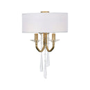 Two Light Wall Sconce<br /><span style="color:#4AB0CE;">Entrega: 7-8 semanas en USA</span><br /><span style="color:#4AB0CE;font-size:60%;">PREGUNTE POR ENTREGA EN PANAMA</span><br />Collection: Barcelona<br />Finish: Brass Kisser