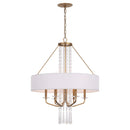 Six Light Pendant<br /><span style="color:#4AB0CE;">Entrega: 4-5 semanas en USA</span><br /><span style="color:#4AB0CE;font-size:60%;">PREGUNTE POR ENTREGA EN PANAMA</span><br />Collection: Barcelona<br />Finish: Brass Kisser