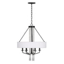 Six Light Pendant<br /><span style="color:#4AB0CE;">Entrega: 4-5 semanas en USA</span><br /><span style="color:#4AB0CE;font-size:60%;">PREGUNTE POR ENTREGA EN PANAMA</span><br />Collection: Barcelona<br />Finish: Onyx