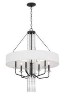 Nine Light Pendant<br /><span style="color:#4AB0CE;">Entrega: 4-5 semanas en USA</span><br /><span style="color:#4AB0CE;font-size:60%;">PREGUNTE POR ENTREGA EN PANAMA</span><br />Collection: Barcelona<br />Finish: Onyx