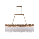 12 Light Linear Chandelier<br /><span style="color:#4AB0CE;">Entrega: 3-4 semanas en USA</span><br /><span style="color:#4AB0CE;font-size:60%;">PREGUNTE POR ENTREGA EN PANAMA</span><br />Collection: Matrix<br />Finish: Havana Gold