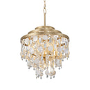 Five Light Chandelier<br /><span style="color:#4AB0CE;">Entrega: 4-10 dias en USA</span><br /><span style="color:#4AB0CE;font-size:60%;">PREGUNTE POR ENTREGA EN PANAMA</span><br />Collection: Kalani<br />Finish: French Gold