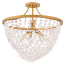 LED Semi-Flush Mount<br /><span style="color:#4AB0CE;">Entrega: 4-10 dias en USA</span><br /><span style="color:#4AB0CE;font-size:60%;">PREGUNTE POR ENTREGA EN PANAMA</span><br />Collection: Myra<br />Finish: Distressed Brass