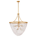 LED Chandelier<br /><span style="color:#4AB0CE;">Entrega: 4-10 dias en USA</span><br /><span style="color:#4AB0CE;font-size:60%;">PREGUNTE POR ENTREGA EN PANAMA</span><br />Collection: Myra<br />Finish: Distressed Brass