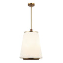 Three Light Foyer Pendant<br /><span style="color:#4AB0CE;">Entrega: 4-10 dias en USA</span><br /><span style="color:#4AB0CE;font-size:60%;">PREGUNTE POR ENTREGA EN PANAMA</span><br />Collection: Desert Flyer<br />Finish: Satin Brass/Medium Walnut