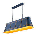 Five Light Linear Pendant<br /><span style="color:#4AB0CE;">Entrega: 5-6 semanas en USA</span><br /><span style="color:#4AB0CE;font-size:60%;">PREGUNTE POR ENTREGA EN PANAMA</span><br />Collection: Brasserie<br />Finish: French Blue/Heritage Bronze