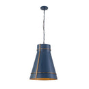 One Light Pendant<br /><span style="color:#4AB0CE;">Entrega: 5-6 semanas en USA</span><br /><span style="color:#4AB0CE;font-size:60%;">PREGUNTE POR ENTREGA EN PANAMA</span><br />Collection: Brasserie<br />Finish: French Blue/Heritage Bronze