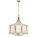 Five Light Pendant<br /><span style="color:#4AB0CE;">Entrega: 4-10 dias en USA</span><br /><span style="color:#4AB0CE;font-size:60%;">PREGUNTE POR ENTREGA EN PANAMA</span><br />Collection: Panelist<br />Finish: Brass Kisser