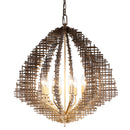 Eight Light Pendant<br /><span style="color:#4AB0CE;">Entrega: 5-6 semanas en USA</span><br /><span style="color:#4AB0CE;font-size:60%;">PREGUNTE POR ENTREGA EN PANAMA</span><br />Collection: Construct<br />Finish: Dark Bronze / French Gold