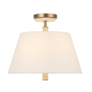 Three Light Semi-Flush Mount<br /><span style="color:#4AB0CE;">Entrega: 3-4 semanas en USA</span><br /><span style="color:#4AB0CE;font-size:60%;">PREGUNTE POR ENTREGA EN PANAMA</span><br />Collection: Rockford<br />Finish: Brontourage/Travartine