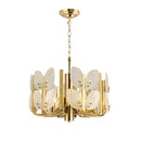 Six Light Chandelier<br /><span style="color:#4AB0CE;">Entrega: 1-2 semanas en USA</span><br /><span style="color:#4AB0CE;font-size:60%;">PREGUNTE POR ENTREGA EN PANAMA</span><br />Collection: Brass Tax<br />Finish: Satin Brass