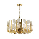 Eight Light Chandelier<br /><span style="color:#4AB0CE;">Entrega: 1-2 semanas en USA</span><br /><span style="color:#4AB0CE;font-size:60%;">PREGUNTE POR ENTREGA EN PANAMA</span><br />Collection: Brass Tax<br />Finish: Satin Brass