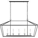Five Light Linear Chandelier<br /><span style="color:#4AB0CE;">Entrega: 4-10 dias en USA</span><br /><span style="color:#4AB0CE;font-size:60%;">PREGUNTE POR ENTREGA EN PANAMA</span><br />Collection: Dianna<br />Finish: Midnight Black