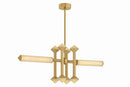 Corbett Lighting - 565-10-VB - LED Linear - Hydra - Vintage Brass