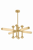 Corbett Lighting - 565-48-VB - LED Chandelier - Hydra - Vintage Brass