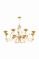 Corbett Lighting - 566-52-VGL - Eight Light Chandelier - Innsbruck - Vintage Gold Leaf
