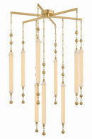 LED Chandelier<br /><span style="color:#4AB0CE;">Entrega: 4-10 dias en USA</span><br /><span style="color:#4AB0CE;font-size:60%;">PREGUNTE POR ENTREGA EN PANAMA</span><br />Collection: Parigi<br />Finish: Vintage Brass