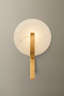 LED Wall Sconce<br /><span style="color:#4AB0CE;">Entrega: 17-18 semanas en USA</span><br /><span style="color:#4AB0CE;font-size:60%;">PREGUNTE POR ENTREGA EN PANAMA</span><br />Collection: Thira<br />Finish: Vintage Gold Leaf