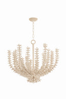 Six Light Chandelier<br /><span style="color:#4AB0CE;">Entrega: 4-10 dias en USA</span><br /><span style="color:#4AB0CE;font-size:60%;">PREGUNTE POR ENTREGA EN PANAMA</span><br />Collection: Pedrillo<br />Finish: Cream Plaster