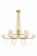 LED Chandelier<br /><span style="color:#4AB0CE;">Entrega: 4-10 dias en USA</span><br /><span style="color:#4AB0CE;font-size:60%;">PREGUNTE POR ENTREGA EN PANAMA</span><br />Collection: Bunda<br />Finish: Vintage Brass