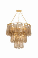 11 Light Chandelier<br /><span style="color:#4AB0CE;">Entrega: 4-10 dias en USA</span><br /><span style="color:#4AB0CE;font-size:60%;">PREGUNTE POR ENTREGA EN PANAMA</span><br />Collection: Milos<br />Finish: Vintage Gold Leaf