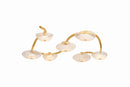 Corbett Lighting - 586-60-VGL - LED Semi Flush Mount - Kune - Vintage Gold Leaf