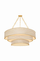 12 Light Chandelier<br /><span style="color:#4AB0CE;">Entrega: 11-12 semanas en USA</span><br /><span style="color:#4AB0CE;font-size:60%;">PREGUNTE POR ENTREGA EN PANAMA</span><br />Collection: Kiso<br />Finish: Vintage Gold Leaf