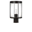 One Light Outdoor Post Lantern<br /><span style="color:#4AB0CE;">Entrega: 4-10 dias en USA</span><br /><span style="color:#4AB0CE;font-size:60%;">PREGUNTE POR ENTREGA EN PANAMA</span><br />Collection: Luning<br />Finish: Textured Black