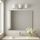 Generation Lighting - GLV1973BN - Three Light Vanity - Neblina - Brushed Nickel