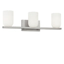 Three Light Vanity<br /><span style="color:#4AB0CE;">Entrega: 4-10 dias en USA</span><br /><span style="color:#4AB0CE;font-size:60%;">PREGUNTE POR ENTREGA EN PANAMA</span><br />Collection: Neblina<br />Finish: Brushed Nickel