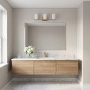 Generation Lighting - GLV1973SB - Three Light Vanity - Neblina - Satin Brass