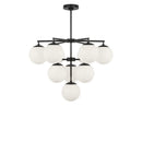 Ten Light Chandelier<br /><span style="color:#4AB0CE;">Entrega: 4-10 dias en USA</span><br /><span style="color:#4AB0CE;font-size:60%;">PREGUNTE POR ENTREGA EN PANAMA</span><br />Collection: Nube<br />Finish: Midnight Black