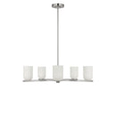 Five Light Chandelier<br /><span style="color:#4AB0CE;">Entrega: 4-10 dias en USA</span><br /><span style="color:#4AB0CE;font-size:60%;">PREGUNTE POR ENTREGA EN PANAMA</span><br />Collection: Neblina<br />Finish: Brushed Nickel