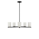 Five Light Chandelier<br /><span style="color:#4AB0CE;">Entrega: 4-10 dias en USA</span><br /><span style="color:#4AB0CE;font-size:60%;">PREGUNTE POR ENTREGA EN PANAMA</span><br />Collection: Neblina<br />Finish: Midnight Black