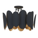 Seven Light Semi Flush Mount<br /><span style="color:#4AB0CE;">Entrega: 4-10 dias en USA</span><br /><span style="color:#4AB0CE;font-size:60%;">PREGUNTE POR ENTREGA EN PANAMA</span><br />Collection: Vailen<br />Finish: Dark Matte Black
