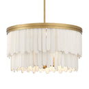 Nine Light Pendant<br /><span style="color:#4AB0CE;">Entrega: 10-11 semanas en USA</span><br /><span style="color:#4AB0CE;font-size:60%;">PREGUNTE POR ENTREGA EN PANAMA</span><br />Collection: Briscade<br />Finish: Painted Legacy Brass