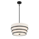 Three Light Pendant<br /><span style="color:#4AB0CE;">Entrega: 4-10 dias en USA</span><br /><span style="color:#4AB0CE;font-size:60%;">PREGUNTE POR ENTREGA EN PANAMA</span><br />Collection: Cascade<br />Finish: Coal